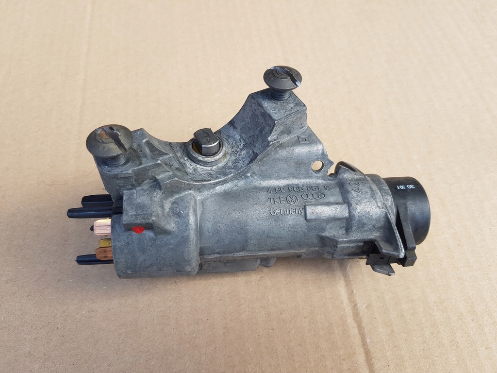 фото №8, Замок запалювання + ключ + 2 вкладиші / audi a2 99-05 / 4b0905851c / sprawdzona