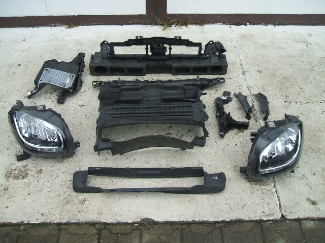 фото №9, Smart fortwo 453 капот крыло бампер лампы усилитель радиатор перед