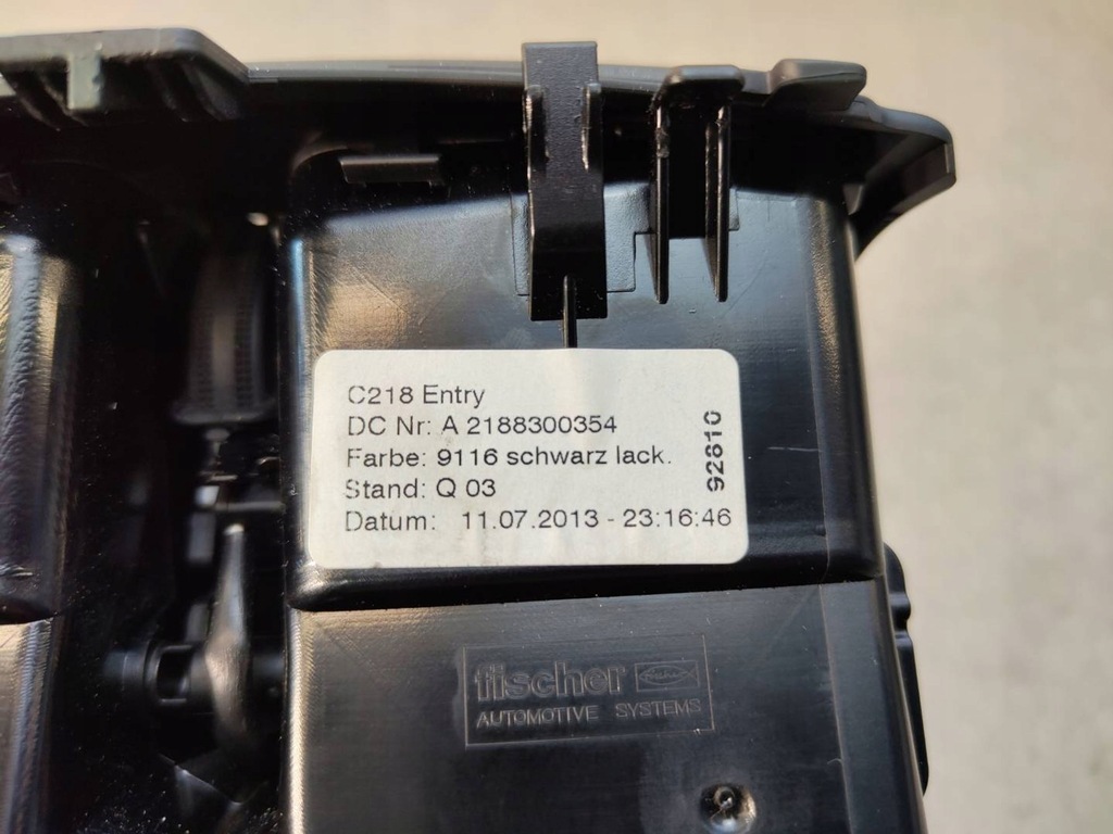 фото №5, Решётка обдув туннель задняя a2188300354 mercedes cls w218 c218