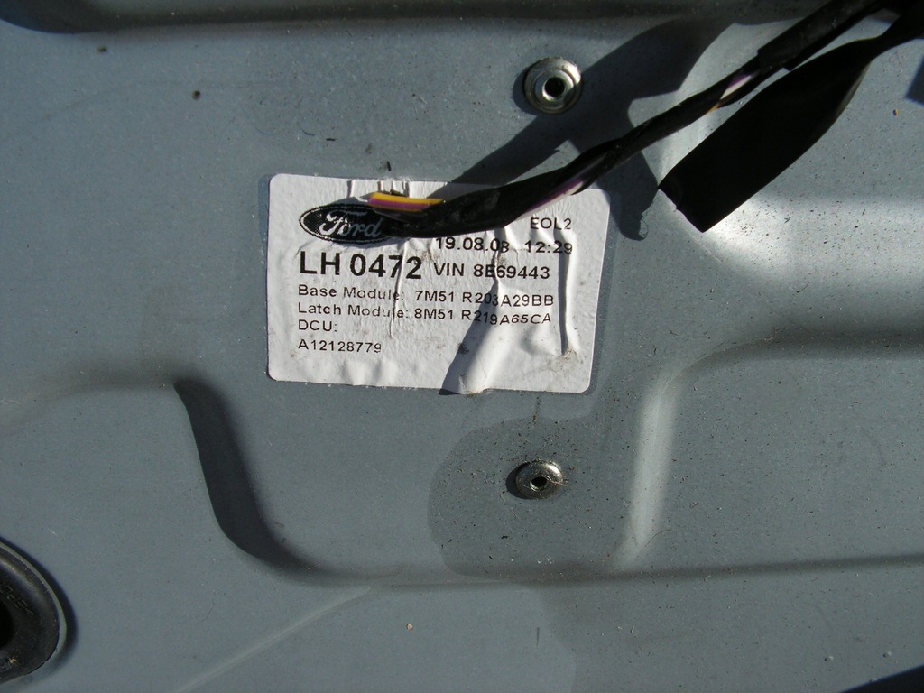 фото №3, Ford c-max cmax лівий перед салон механізм двері