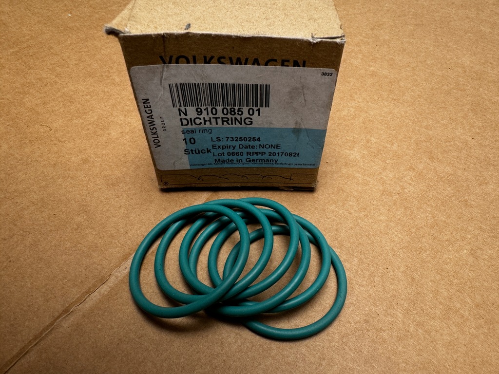 фото №1, Уплотнительное кольцо n91008501 audi vw