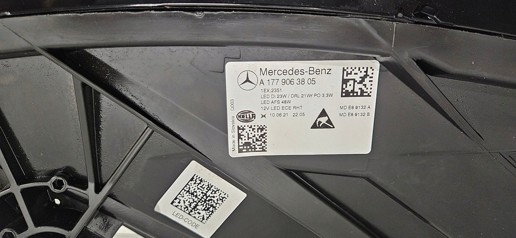 фото №6, Mercedes a klasa 177 full led performance фара лівий правий w177