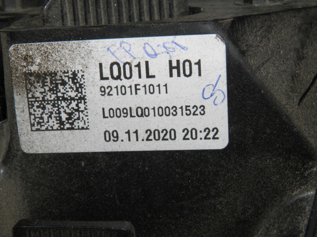 фото №7, Kia sportage 4 iv фара лампа левая ксенон 92102-f1011 оригинальный номер