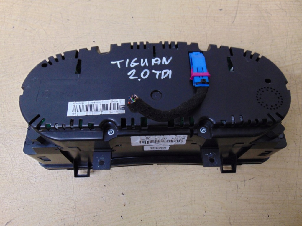 фото №7, Лічильник приладова панель vw tiguan 2.0 tdi 5n0920871b