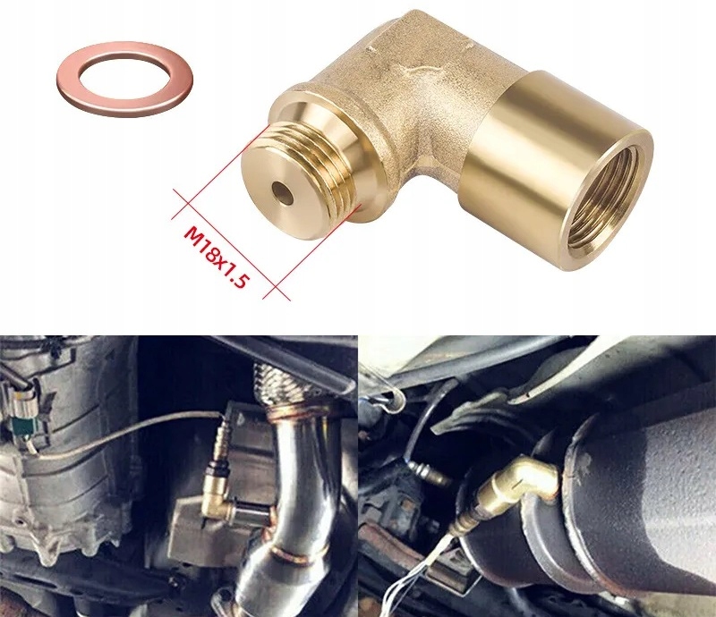 фото №3, Эмулятор drugiej датчики лямбда-зонд mosiądz угловой