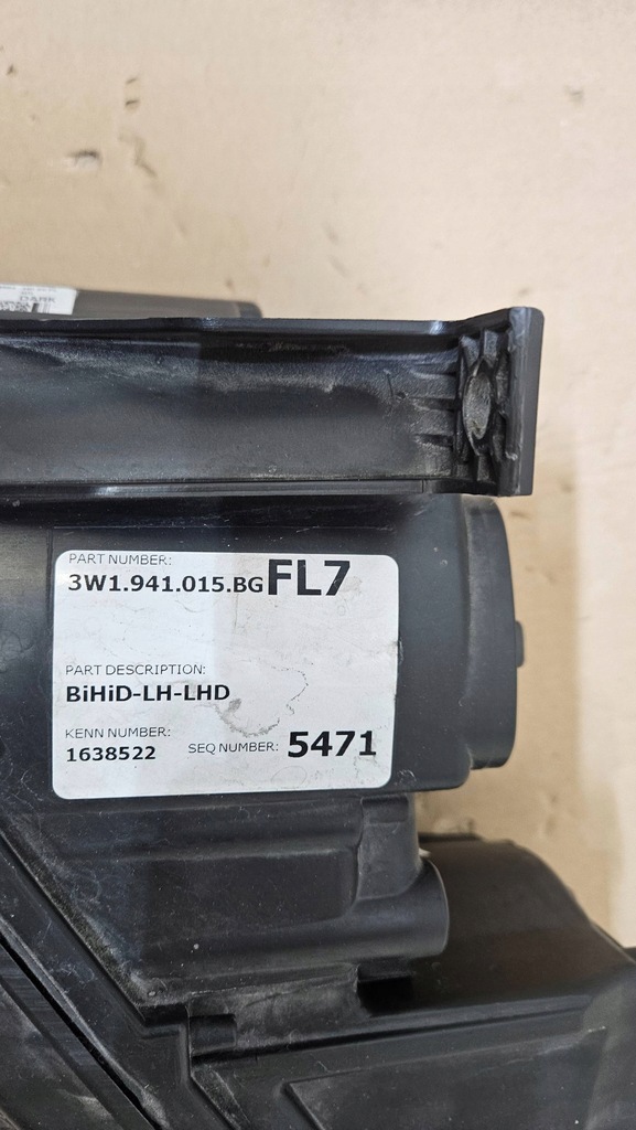 фото №9, Лампа перед передняя левая bentley continental gt 3w1 3w1941015bg