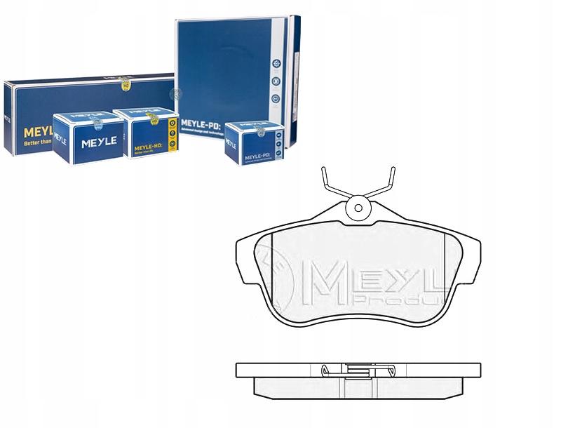 фото №1, Meyle гальмівні колодки ham. citroen задня jumpy 07-