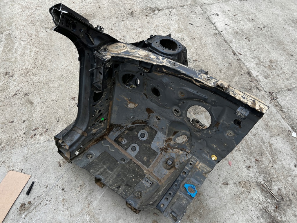 фото №2, Левый перед четверть лонжерон порог блок двигателя подкрылок bmw f40 seria 1