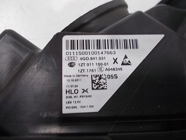 фото №12, Audi a6 c7 4g 11-15 bi ксенон led лампа ліва поворотний