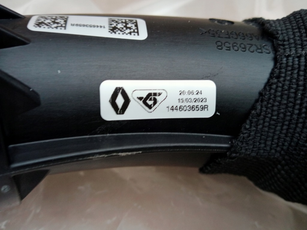 Renault koleos ii 2.0dci шланг труба интеркулер 144603659r Оригинал