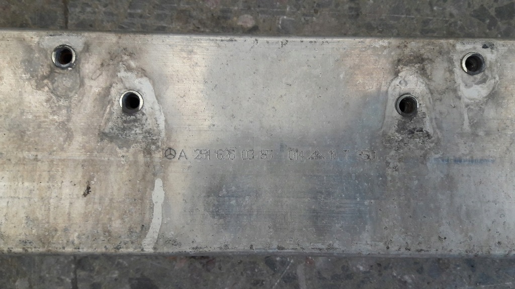 фото №11, A2516260355 балка бампера перед mercedes w251