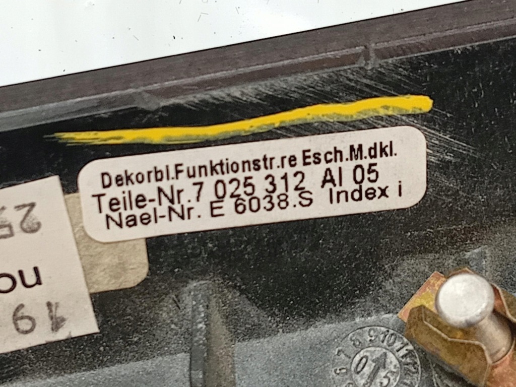 фото №6, Молдинг dekor панелі права bmw 7 e65