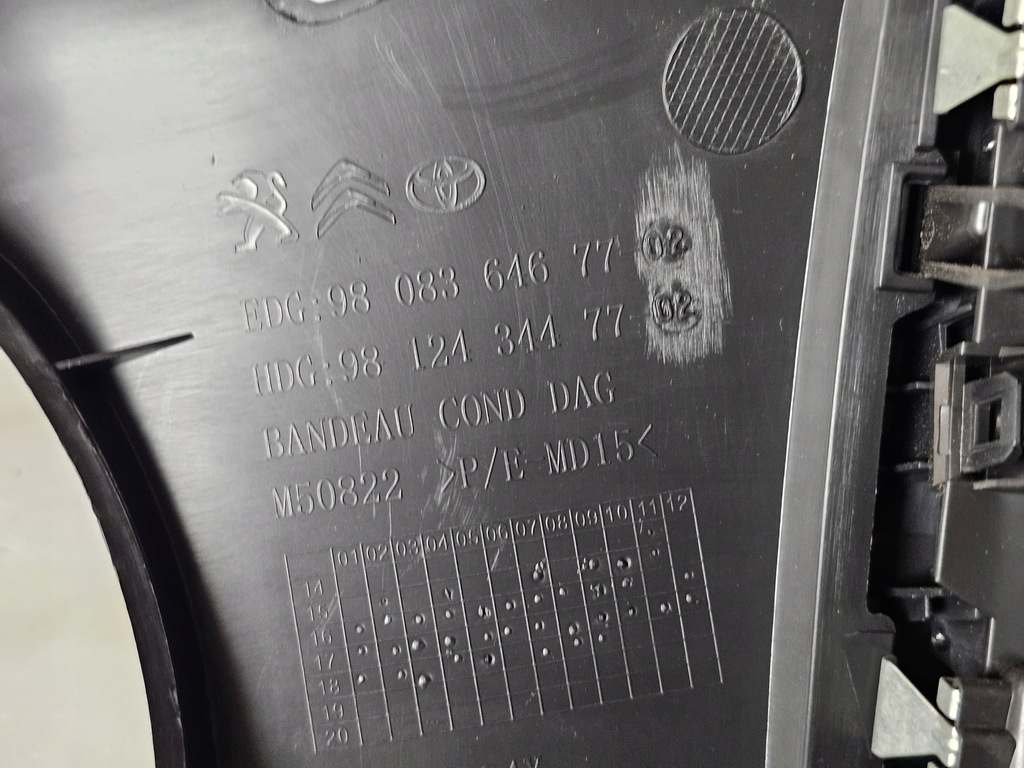 фото №9, Защита молдинг консоли derkor решётка обдув toyota proace ii jumpy expert