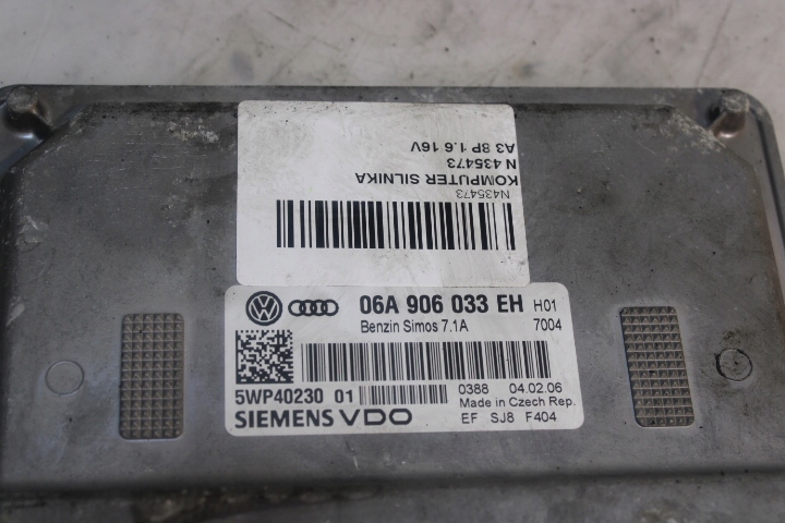 фото №9, Бортовой компьютер двигателя audi a3 8p 1.6 16v 5wp40230