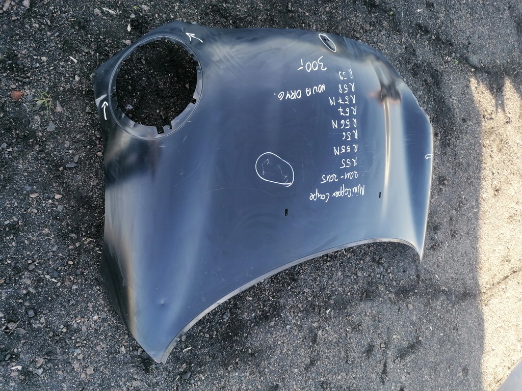 фото №3, Mini cooper clubman r 55 56 57 капот крышка nowa