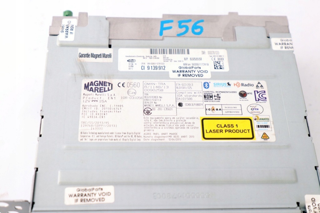 Mini cooper one f55 f56 радио радиопроигрыватель блок управления модуль 9139912 Цена