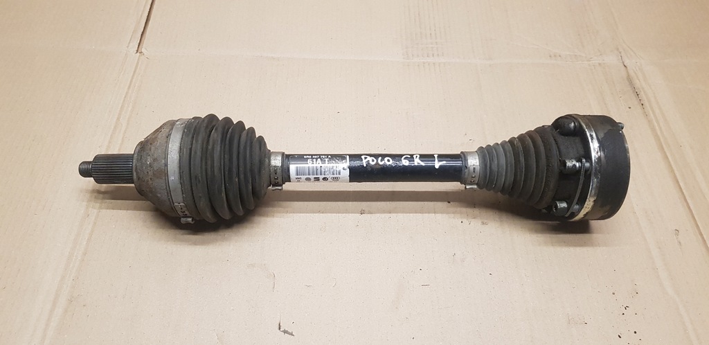 фото №1, Vw polo v 1.6 tdi привідний вал ліва 6r0407761a