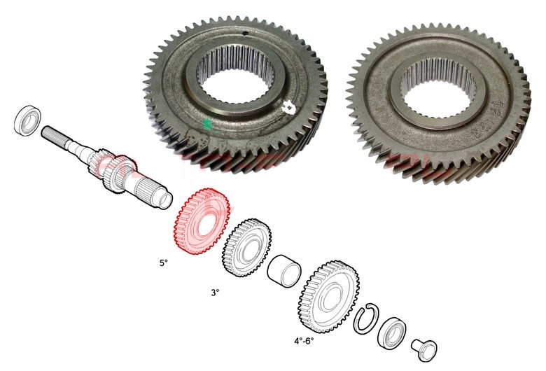 фото №1, Колесо зубчасте 5-передача ducato jumper boxer heavy