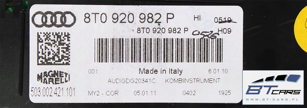 фото №6, Audi a5 приладова панель лічильник прилади бензин 8t0920982p 8t0 920 982 p 8t приладова панель licz