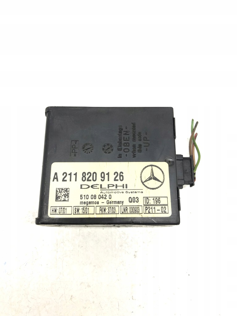 фото №1, Модуль блок управления сигнализация mercedes a2118209126