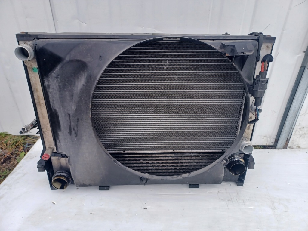 Bmw 7 e65 3.0d радіатор води комплект вентилятор 6921380 7795383 Оригінал