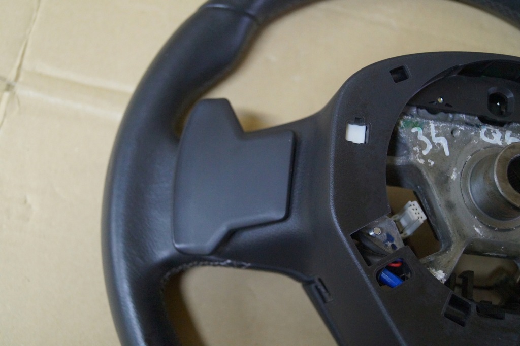 фото №13, Воздуховод infiniti q60 лепестки переключения кожа 484305cl3a