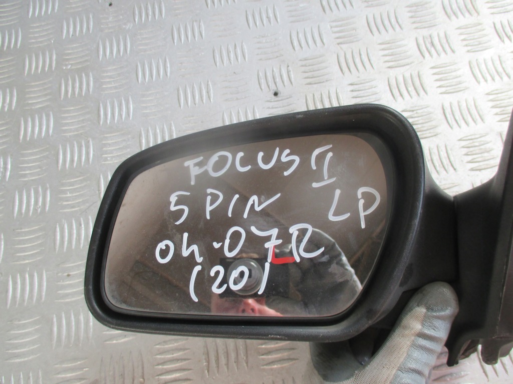 фото №1, Зеркало левая чёрные ford focus ii 5 pin 04-08