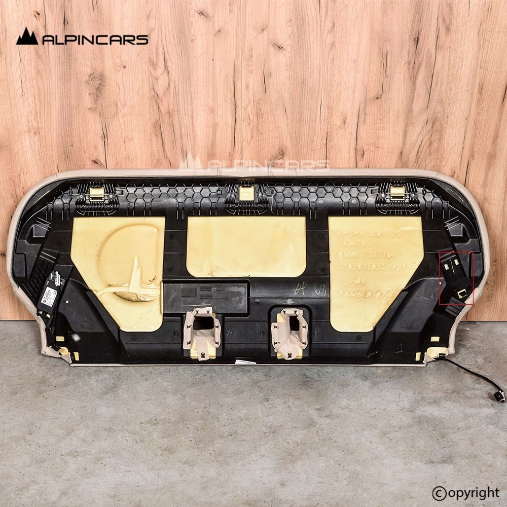 фото №7, Bmw f26 x4 обивка сиденья середина кожа oyster