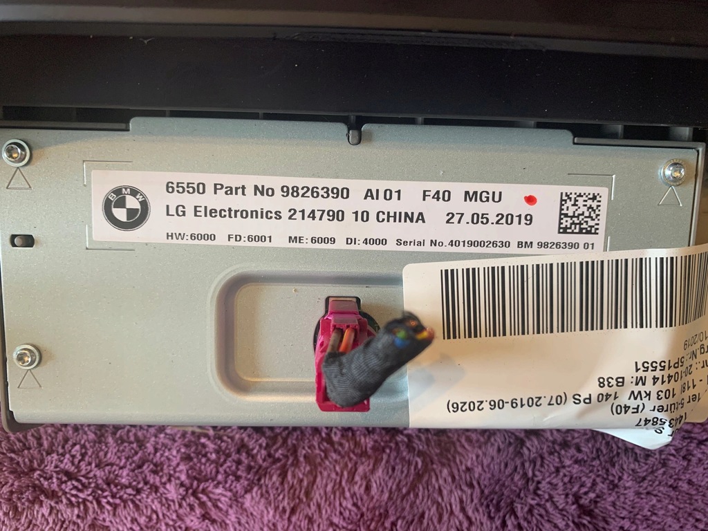 фото №6, Монітор екран дисплей bmw z4 g29 8798738