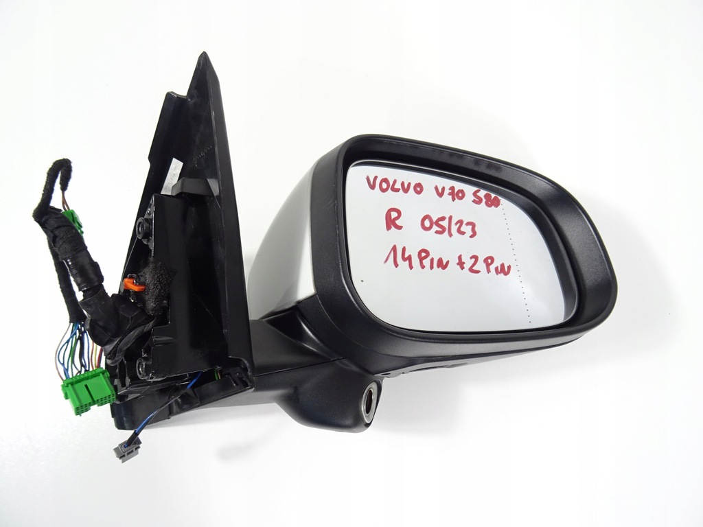 фото №13, Volvo v70 s80 зеркало правое 16 pin камера
