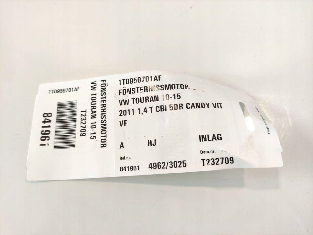 фото №8, Vw tiguan моторчик скло двері правий перед 5k0959793