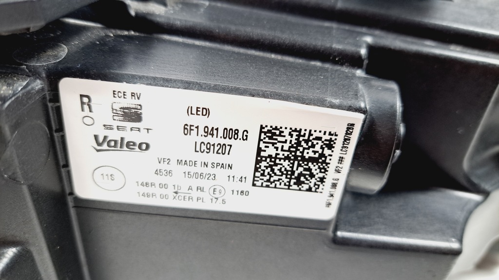 фото №12, Seat ibiza v lift 2021+ лампа правая full led 6f1941008g