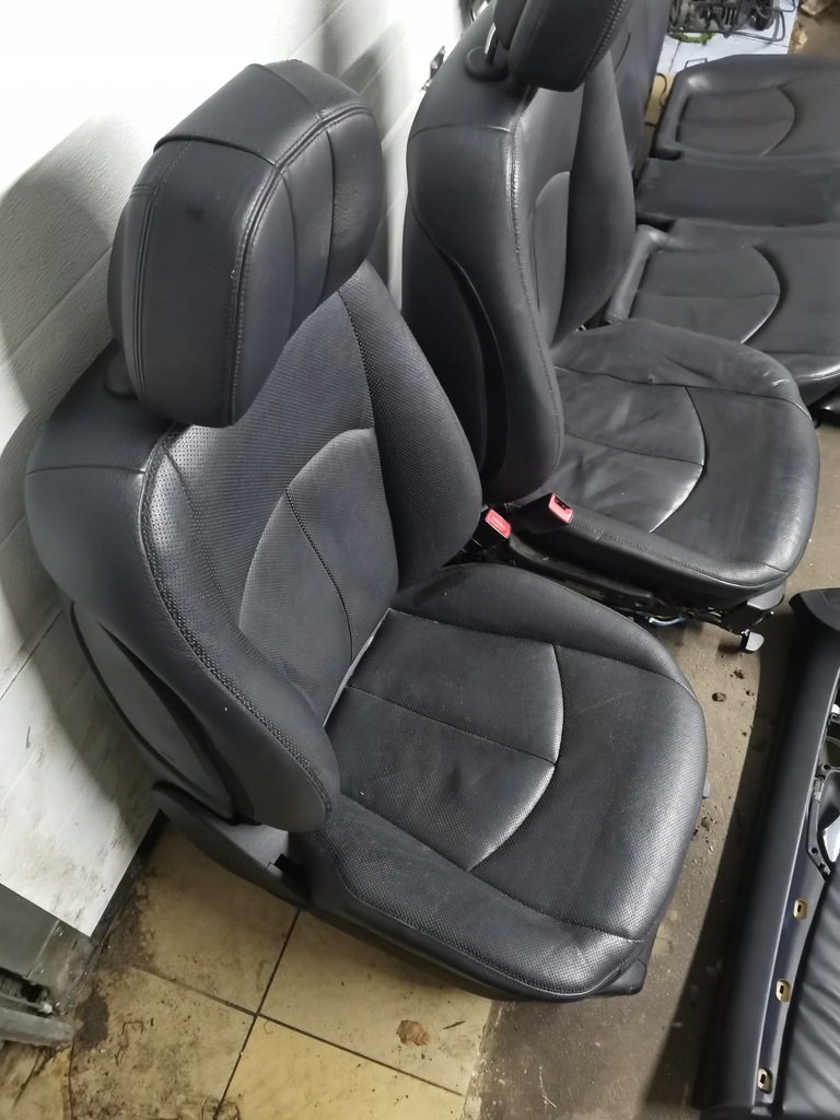 фото №13, Сидіння заднє сидіння обшивки підігрів електричний вентильовані mercedes w211 kombi