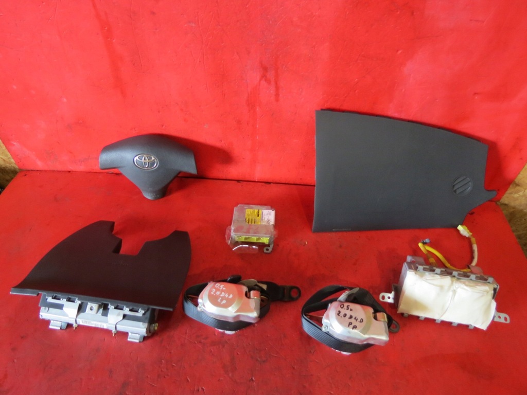 фото №1, Corolla verso 2 ii 04- подушки безпеки подушка безпеки ремені kpl eu