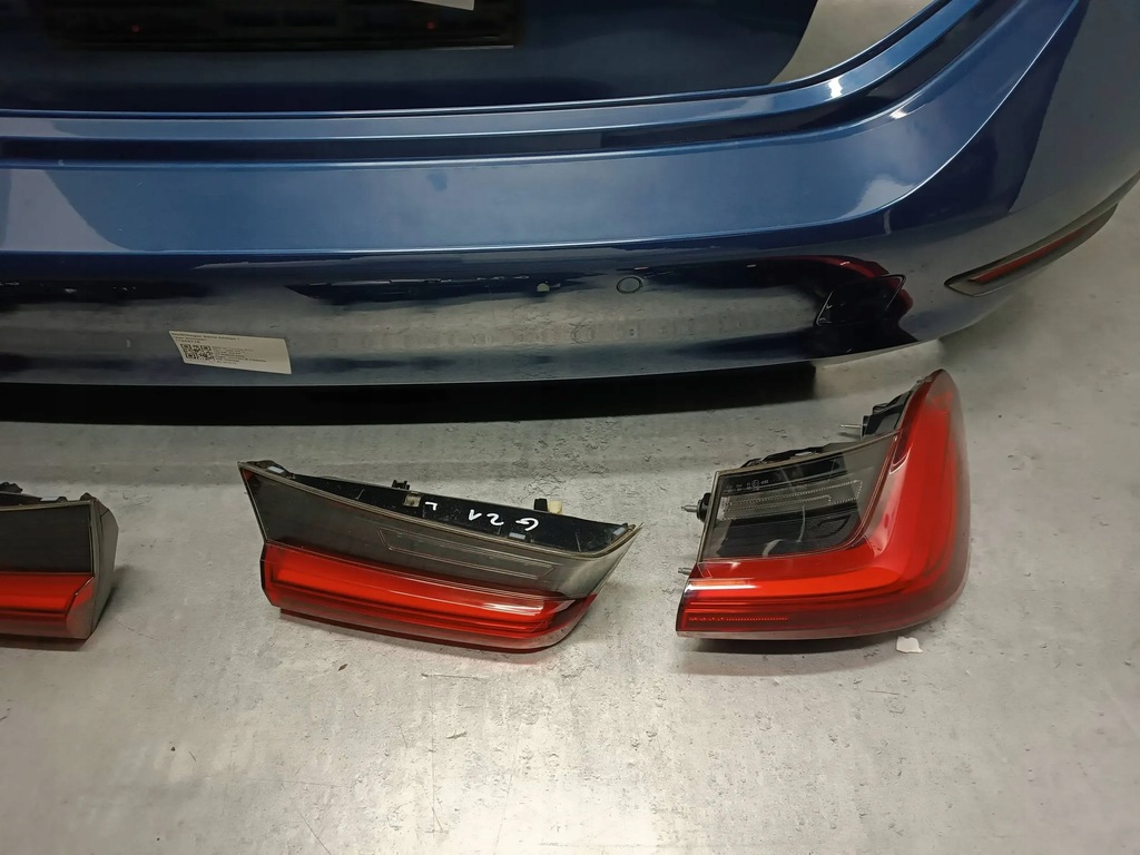 фото №7, Bmw 3 g21 бампер задня кришка багажника багажника лампи. kolor:c1m