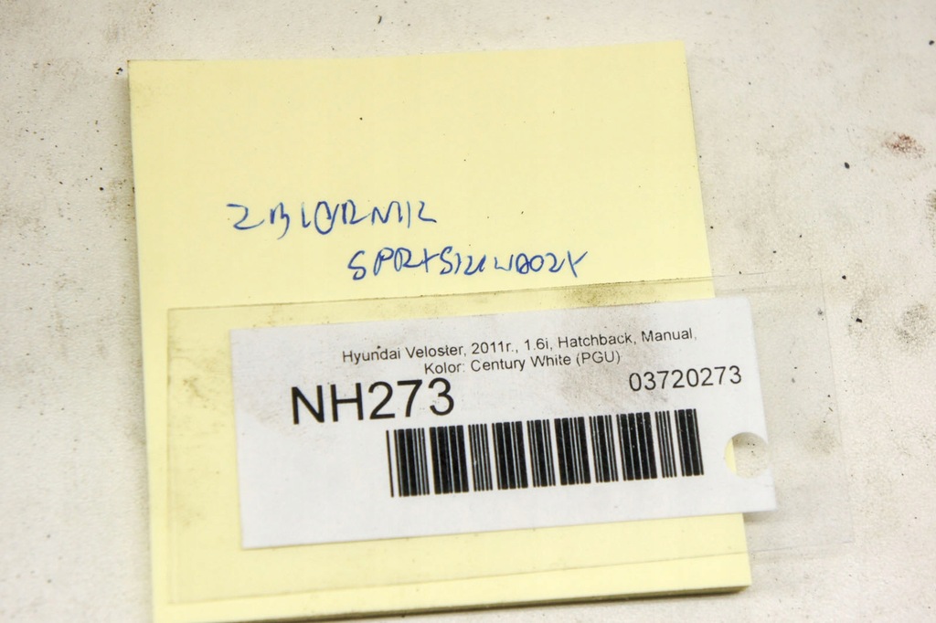 фото №7, Nh273 hyundai veloster i бак омивача