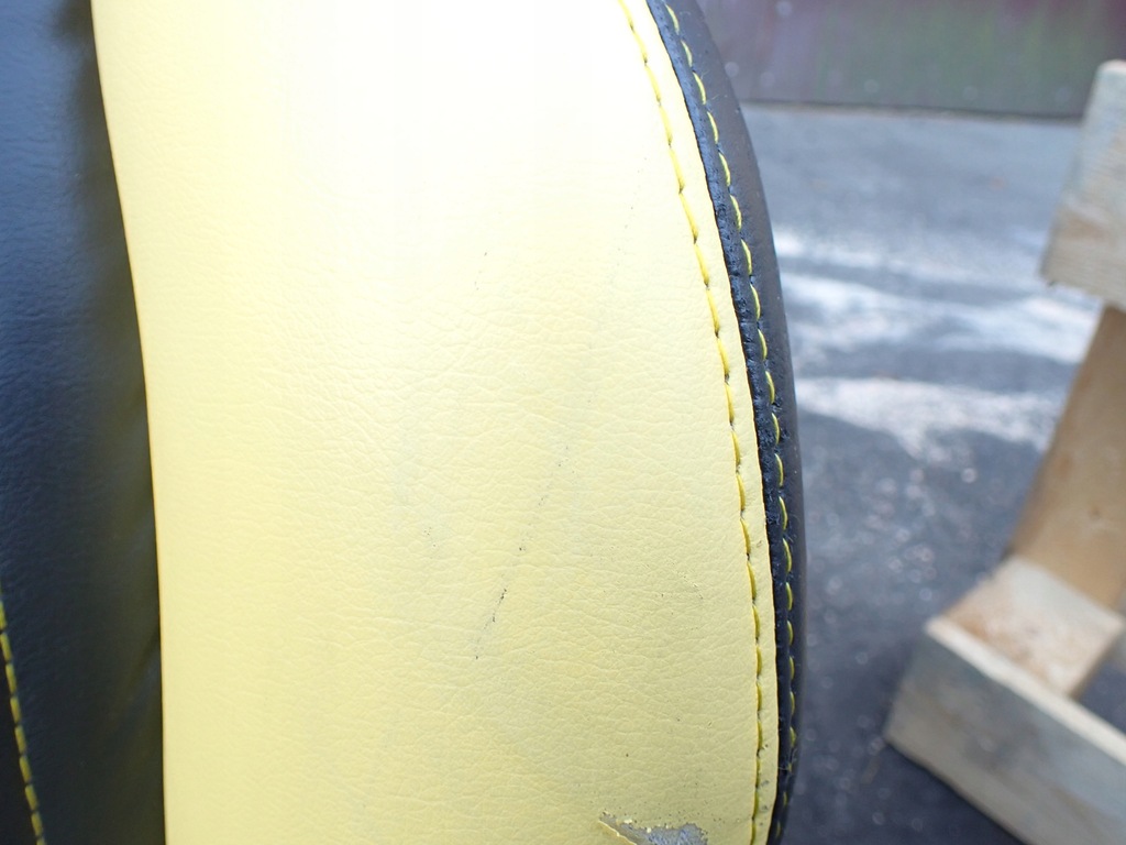 фото №9, Оббивка чорно жовта сидіння обшивки kpl chevrolet corvette c5