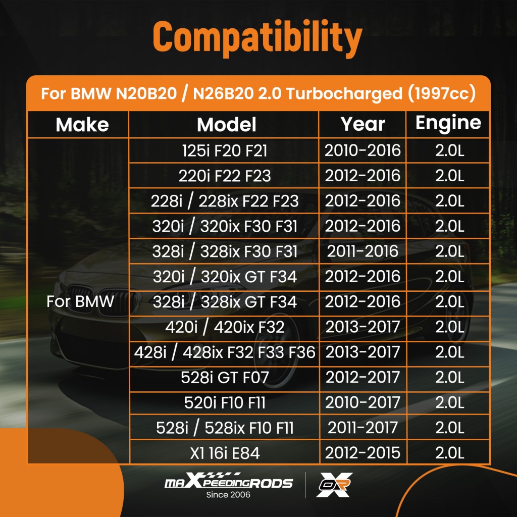 Набір підшипник вала колінчастого двигуна n20 до bmw x1 x3 x5 220i 320/328i 2.0l Недорого