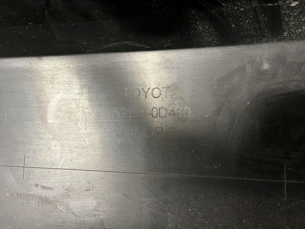 фото №11, Toyota yaris iii lift 2017- бампер задній задня накладка 52159-0d480