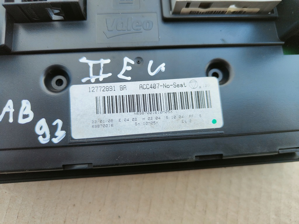 фото №6, Панель кондиционера обдув saab 93 9-3 ii 07-11 europa