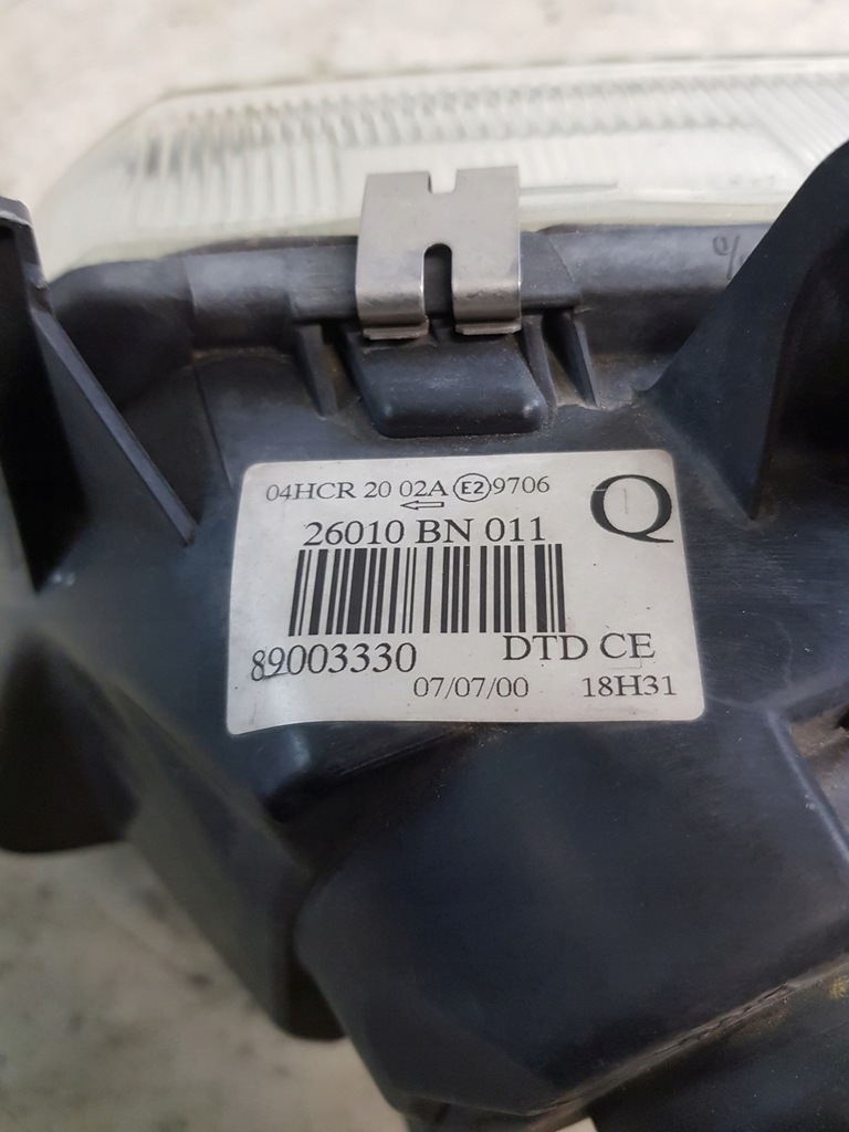 фото №8, Лампа правий перед nissan almera n16 89003330