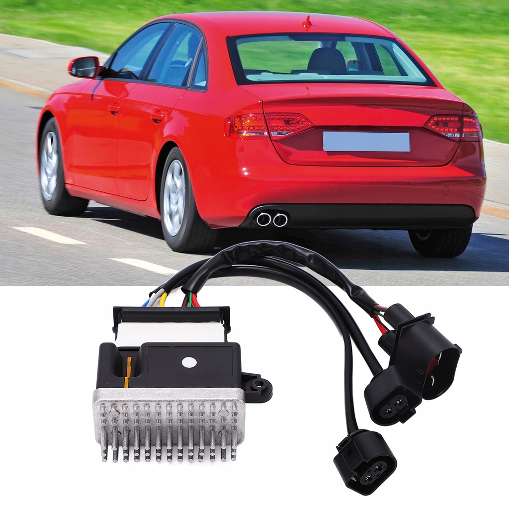 фото №12, Модуль керуючий вентилятора охолоджуючий двигуна 8k0959501g wysokowydajny