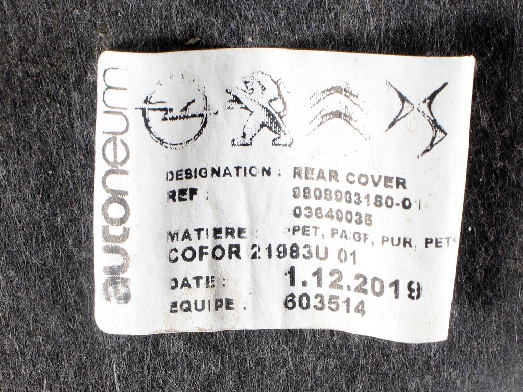 фото №5, Шумоизоляция двигателя rifter traveller 1.5 bluehdi