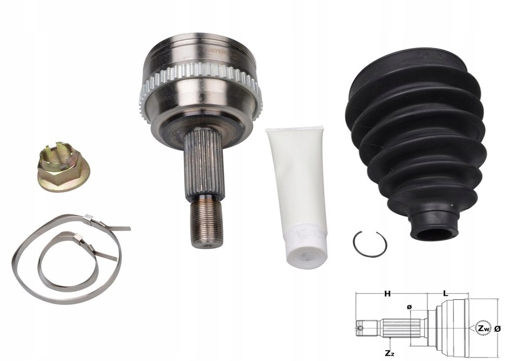 фото №1, Шарнір привідний зовнішній do nissan interstar