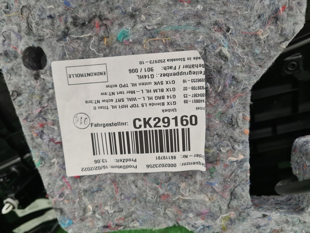 фото №15, Bmw 8 g14 обивка сиденья заднее сиденье обшивки туннель кожа