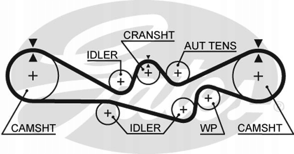 фото №2, Ремень распределительного вала racing do subaru legacy iv 2.0 2.5