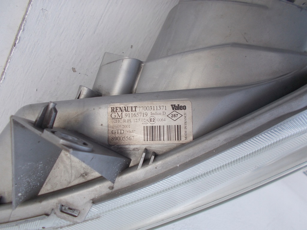 фото №14, Фара лампа renault trafic ii vivaro a valeo