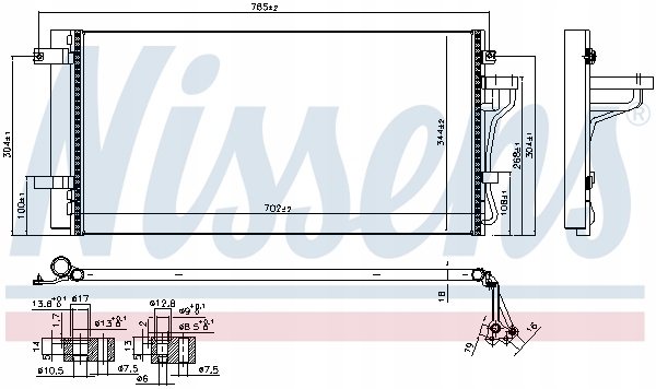 фото №15, Конденсатор кондиціонера hyundai grandeur sonata v 2