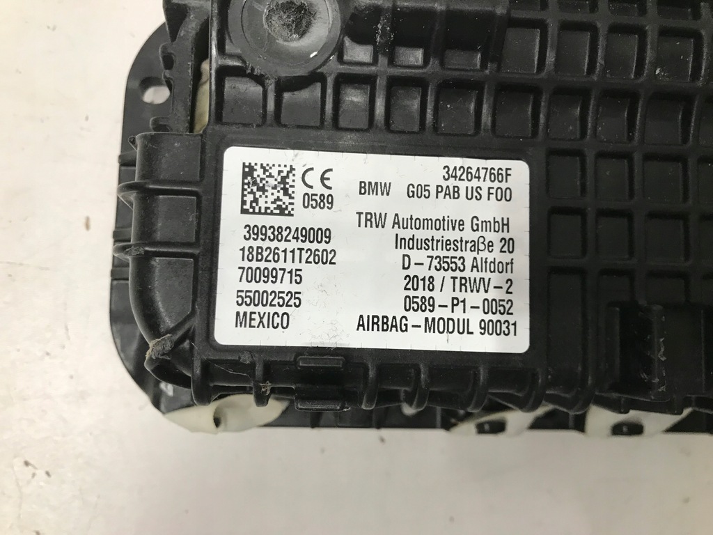 фото №6, Bmw x5 x6 g05 g06 подушка пассажира usa