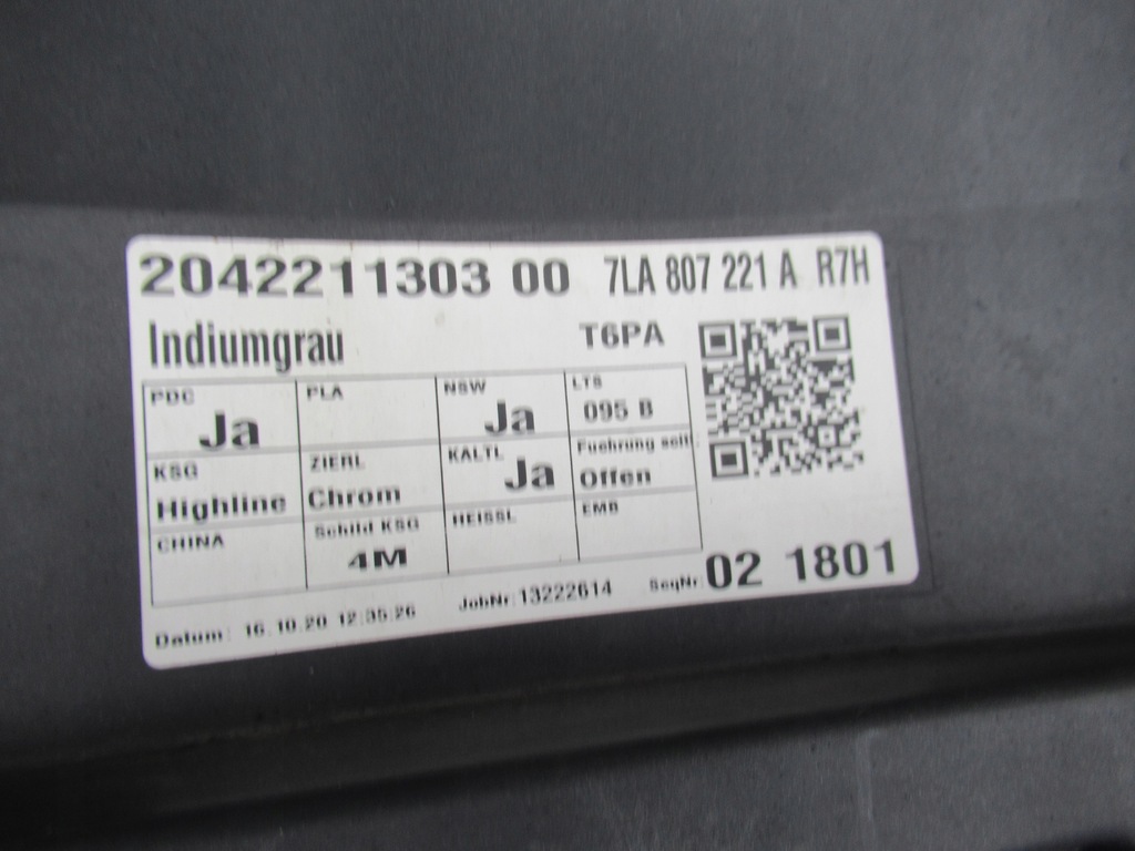 фото №15, Vw t6.1 t6 lift 7la multivan caravelle 2020- бампер перед 7la807221a